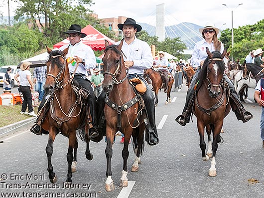 Medellin Flower Fair horse parade cabalgata