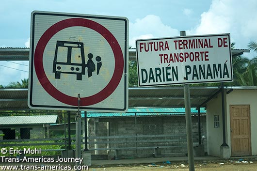 Darien bus terminal, Yaviza, Panama