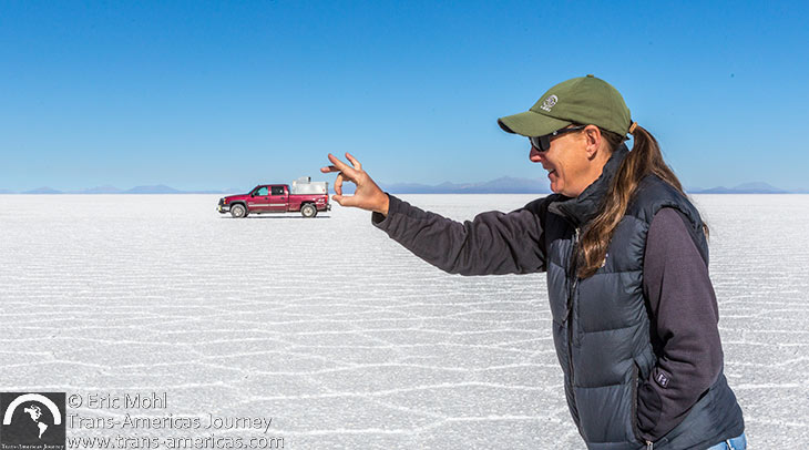 Uyuni Salt Flats trans-Americas Journey Karen Catchpole