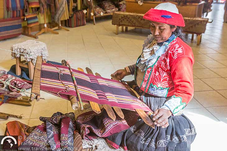 Textile weaving cuzco