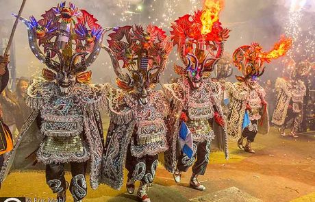 diablada fire Oruro carnival