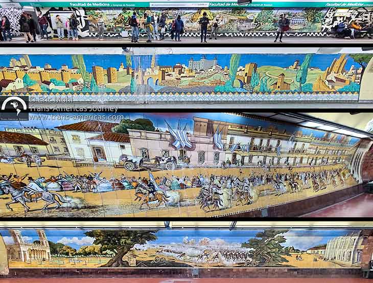 tile art in Buenos Aires subte